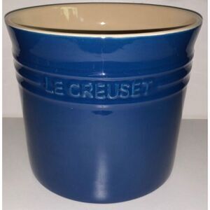 Le Creuset 2.75-qt. Stoneware Utensil Crock in Blue / New No Box